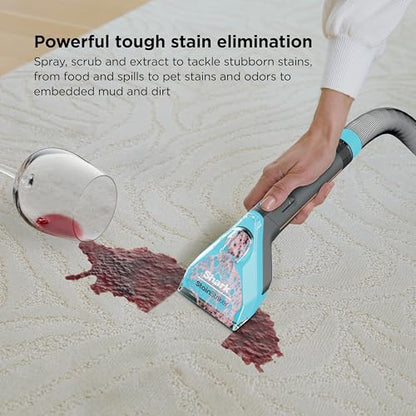 Shark StainStriker HairPro Portable Carpet, Upholstery and Area Rug Cleaner with Pet Mess and Hair Tools, Self Cleaning, Perfect for Car Interiors, 4 and Solution, Copper, PX251 - style: StainStriker w/ HairPro + 4 Tools