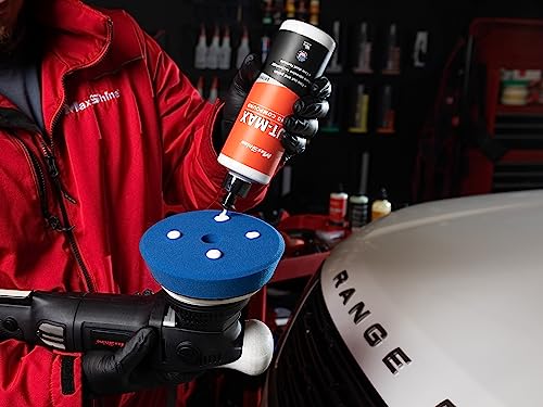 Maxshine M15 Pro Dual Action Polisher & Cut Polish Kit – 15mm Long Throw 1000W Car Buffer with 5” Backing Plate, Variable Speed 2,500–5,000 OPM – Detailing Tool for Cars, Trucks, SUVs & Boats - color: 5" Cut & Polish Kit