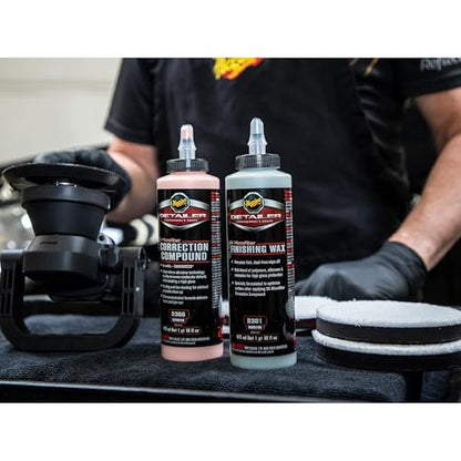 Meguiar's DA Microfiber Correction System 5" Starter Car Detailing Kit, Complete Paint Correction Kit with Cutting Discs, Backing Plate, Correction Compound, Finishing Wax, and More
