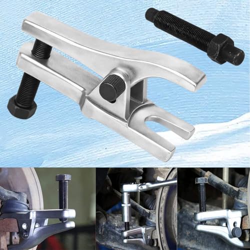 Car Ball Joint Separator, Adjustable Vehicle Ball Joint Removal Tool for Separating Arms Tie Rods, Heavy Duty Automotive Tie Rod Puller, Universal for SUV Automobile Truck