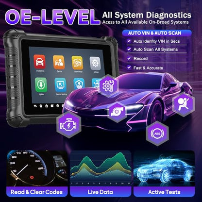 Autel MaxiCheck MX900 Scanner, 2026 Bidirectional Scan Tool with 3000+ Active Tests, All System Diagnosis, CAN FD/Do IP, OE No-IP Limited, Upgrade MK808S MK808BT MX808S MK808Z Same as MK900