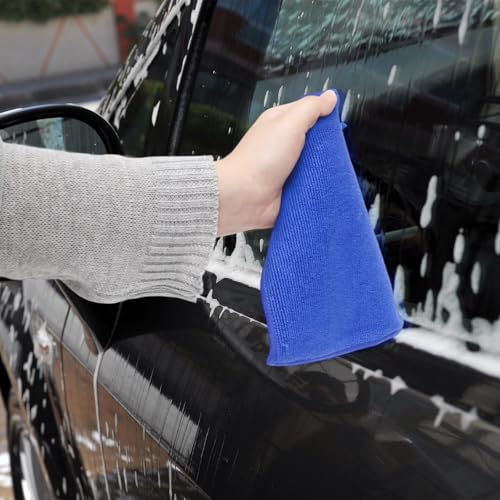 2 Pack Clay Towel 7.87 x 7.87 Inch, Microfiber Car Clay Bar Towel for Car Detailing - size: 7.87 x 7.87