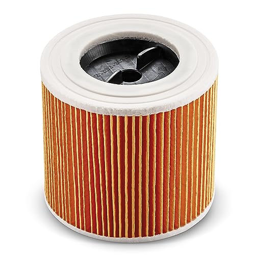 Karcher Cartridge Filter for Karcher Wet Dry Vacuum Cleaners - Compatible with WD 1 Compact, WD 2-18 and WD 3 - style: WD 1 Compact, WD 2, WD 3 Filter