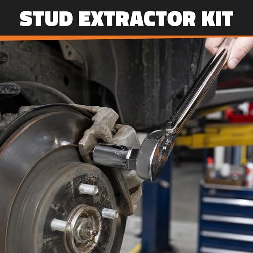11PCS Bolt Extractor Set, Heavy Duty Screw & Stud Remover Kit for Stripped, Rusted & Damaged Bolts, Nuts and Pipes - size: 11PCS