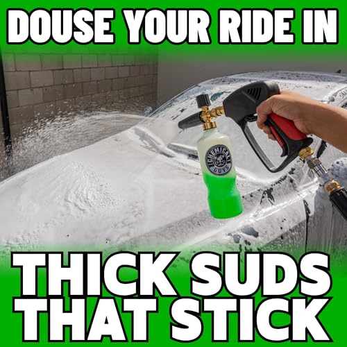Chemical Guys, 16-Piece Arsenal Builder Car Wash Kit, Foam Cannon & Bucket | Foam cannon, bucket and six 16 oz care chemicals for a complete wash, works with any pressure washer - style: HOL169