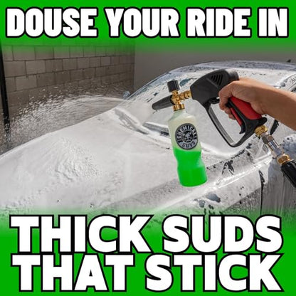 Chemical Guys, 16-Piece Arsenal Builder Car Wash Kit, Foam Cannon & Bucket | Foam cannon, bucket and six 16 oz care chemicals for a complete wash, works with any pressure washer - style: HOL169