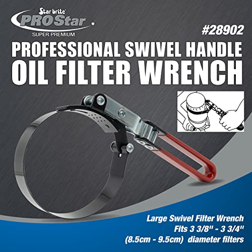 STAR BRITE OIL FILTER WRENCH (ADJ) 2 3/4 X 4