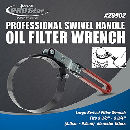 STAR BRITE OIL FILTER WRENCH (ADJ) 2 3/4 X 4