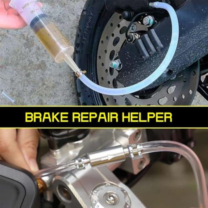 Brake Bleeder Hose with One-Way Check Valve for Car & Motorcycle | One-person brake bleeding, Hydraulic brake system, Clear PVC hose, Metal check valve, Cars, motorcycles, ATVs - color: 1 Pcs