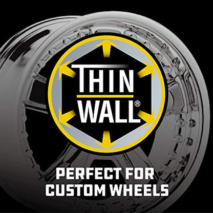Powerbuilt 1/2 Inch Drive 19mm Impact Lug Nut Socket, Non-marring and Thin Wall Lug Nut Socket, Protects Lug Nuts from Damage - 941040 - size: 19mm
