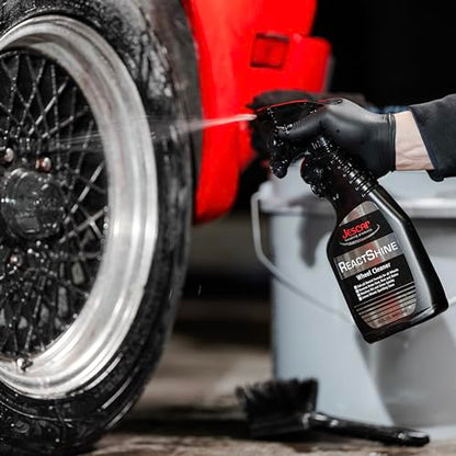 Jescar ReactShine Wheel Cleaner & Iron Remover – 22oz – Removes baked-in brake dust, road grime, and contaminants, Fast Acting, Safe for Paint, Alloy Wheels, Most Finishes