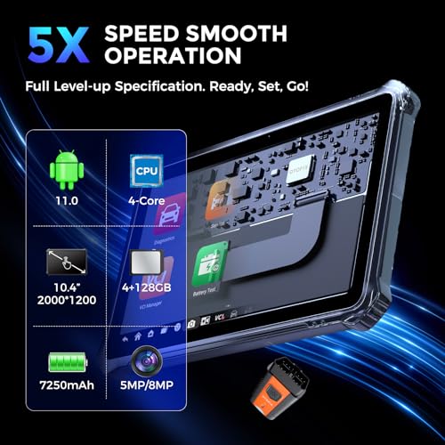 OTOFIX D1 Max2 OE Full System Diagnostics Scanner with 2-Years Free Update, 2026 New Bi-Directional Scan Tool for Car, 40+ Service Functions, Advanced ECU Coding, 10000+ Car Coverage, V.A.G Guided