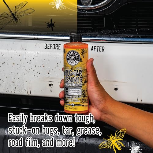 Chemical Guys Bug & Tar Wash Heavy Duty Bug, Tar, Grime, Tree Sap & Bird Dropping Remover - Safe for Paint, Glass, Chrome, Plastic & All Exterior Surfaces (64 oz) CWS_104_64 - size: 64 Fl Oz (Pack of 1)