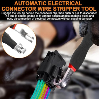Automotive Electrical Terminal Connector Separator, Electrical Connector Removal Tool Kit Connector Plug Pliers Universal Fit for Cars Trucks System