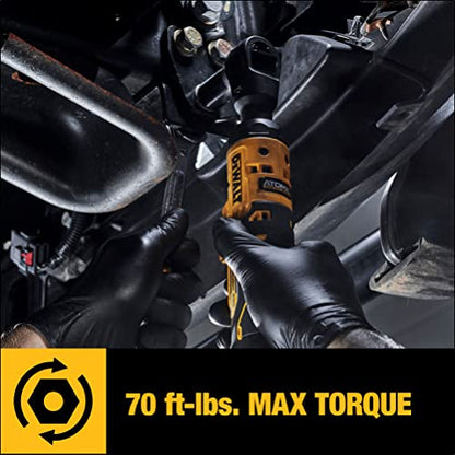 DEWALT ATOMIC 20V MAX Brushless Cordless Ratchet, 1/2 Inch, Bare Tool Only (DCF512B)