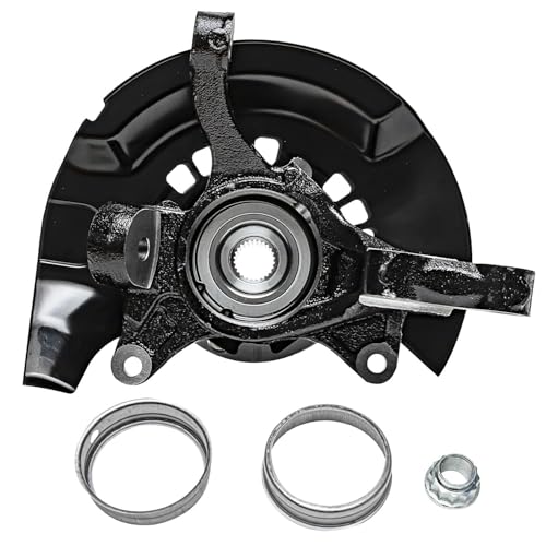 Detroit Axle - 2.4L 4pc Steering Knuckles Kit for 2004 Toyota Camry, 2 Front Steering Knuckles & Wheel Bearing Hubs 2 Rear Wheel Bearing and Hubs [Vehicle Built in USA, NON ABS] Replacement - size: 4UW48658/Kit