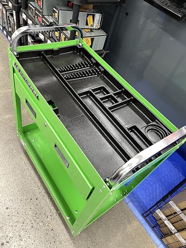 Protoco 3014 Utility Cart Top Tray with 10 Compartments Wrench Rack Cup Holder, 16-Inch x 29-Inch x 1/2-Inch - style: 3014