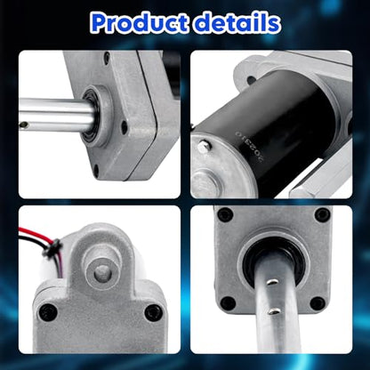 500370 RV Single Speed Drive Motor Compatible with Bulldog Electric Single-Speed Jacks, Replace for Bulldog Powered Drive Kit BD1046130-00, 1824200100, 1824210100, 1046131, 1046130