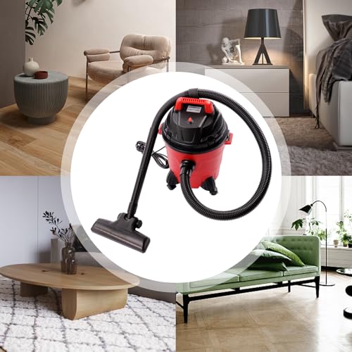 2.65 Gallon Wet Dry Shop Vac, Powerful Suction Shop Vacuum with Attachments, Portable Heavy-Duty Shop Vacuum 3 in 1 Function for House, Garage & Workshop