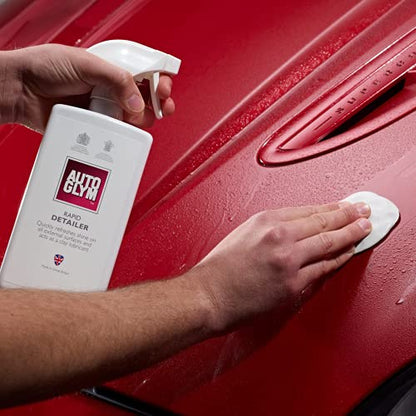 Autoglym Clay Detailing Complete Kit | Car Clay Bar Kit with Rapid Detailer, Super Resin Polish & Microfibre Cloth, Removes Surface Contaminants