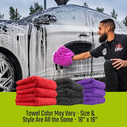 Chemical Guys, 7-Piece Car Cleaning Kit, Wash, Wheel & Interior Cleaners | Everything a first-time detailer needs for a full inside-and-out clean without buying pieces one at a time - style: KIT