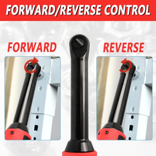 Extended Cordless Electric Ratchet Wrench 65 ft-lbs 3/8" Drive Power Ratchet Tool Compatible with Milwaukee 18V Battery (No Battery) with 7pcs Socket, 1/4" Socket Adapter and 3" Extension