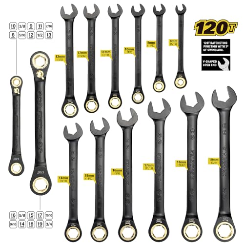 STARWORK TRUE MECHANIC™ 313-Piece Mechanics Tool Set and Socket Set | Professional, SAE/Metric