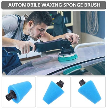 ULTECHNOVO Car Sponge Brush Automotive Wheels Metal Car Cleaning Rim Brush Washing Sponge Tool Metal Polishing Kit Cleaning Tool Washing Pp 1pc