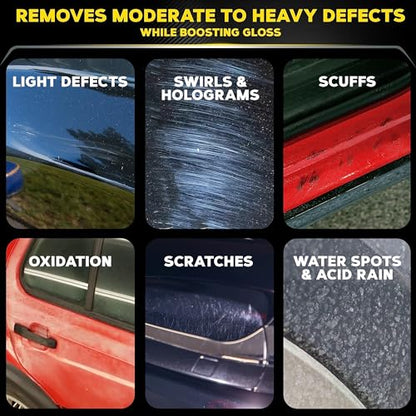 Meguiar’s Mirror Glaze Ultra-Cut Compound, Car Polishing Compound for Car Paint to Remove Light Defects and Restore Clarity; Use On Cars, Trucks & Suvs - 32 Fl Oz - size: 32 Oz, style: Ultra-Cut Compound