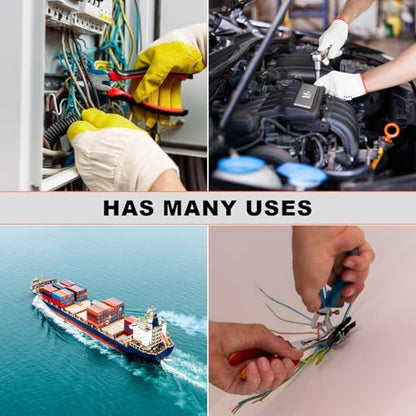90PCS AVARBUVO Lever Wire Connectors, Quick Wire Splice Connectors Push-in, 2/3/5 Conductor Combination Kit with 1 in 1 Out Inline Terminals, 28-12 AWG - size: 90PCS