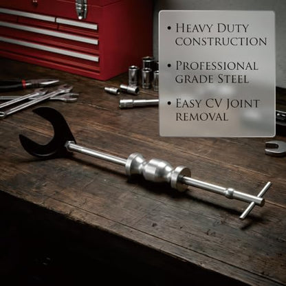 Universal CV Axle Removal Tool Set with Inner CV Axle Puller Tool and CV Joint Puller Propshaft Separator Tool and 3.75 inch CV Axle Shaft Puller Tool ﻿ (QP-CV-4-in-1) - style: QP-CV-4-in-1