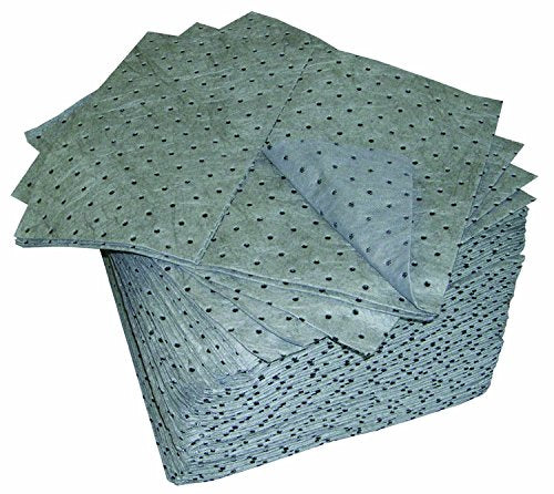 Oil-Dri L90907 15" W x 19" L Universal Heavy Weight Bonded Perforated Pads (50 Mats/Box) - size: 50 Pads/box, style: Heavy Weight
