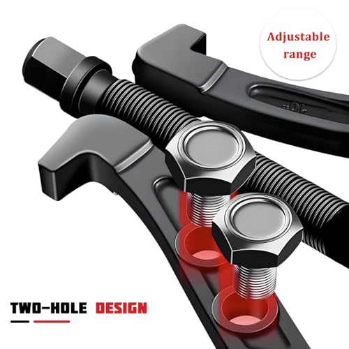 3 Jaw Car Inner Bearing Puller, Automotive Pilot Bearing Wheel Gear Puller with Reversible Jaws, Heavy Duty Vehicle Gear Extractor Pulley Tool Accessories, Universal Fit (3Inch)