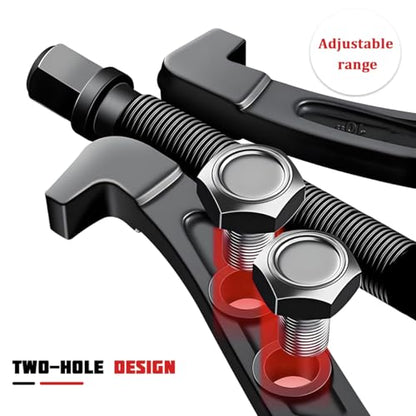 3 Jaw Car Inner Bearing Puller, Automotive Pilot Bearing Wheel Gear Puller with Reversible Jaws, Heavy Duty Vehicle Gear Extractor Pulley Tool Accessories, Universal Fit (3Inch)