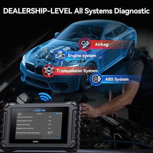 UR400 Bidirectional Diagnostic Tool for German Cars, All System, 48 Reset +39 Services, 500+ Sub-Functions, 4000+Active Test Items, CAN-FD Supported, Lifetime Free Update