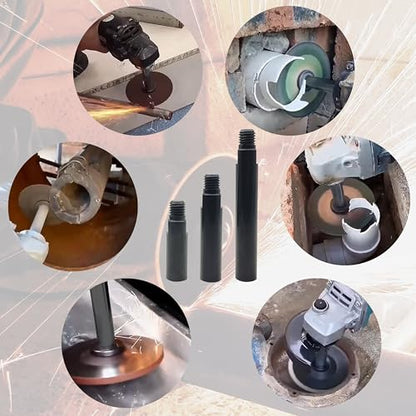 5/8"-11 Angle Grinder Extension Shaft Set Airway Buff Extender Kit 3 Packs Connecting Rod for Car Polisher and Angle Grinder 3inch, 3.9inch, 5.5inch