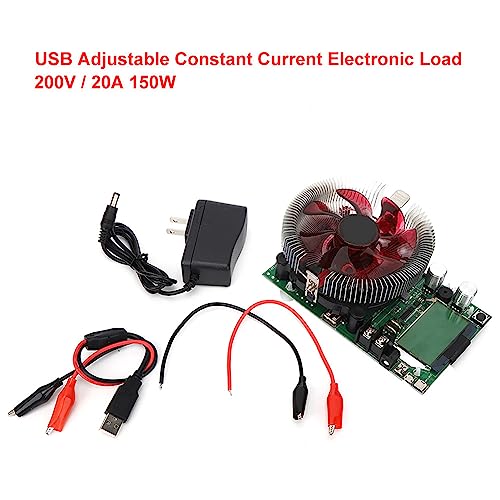 Battery Load Tester, 150W 200V 20A Battery Capacity Tester, Electronic Load Tester Suitable for Manufacturers Digital Enthusiasts Engineers and Other Experimental Instru