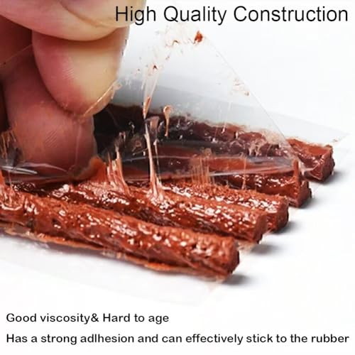 Tubeless Tire Repair Bacon Plugs Strips Refills Kit for Bike Tires- 30 Rope Plug Pack for Road & Mountain Bicycle Tires Repair