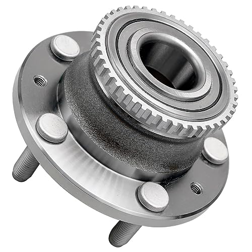 Detroit Axle - Pair Front Wheel Bearing and Hubs Assembly for Mazda 1989-1998 MPV, 1992-1995 929, 5 Lugs w/ABS Ring - style: 512269 x2V2/Pair
