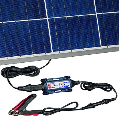 OptiMATE SOLAR + 80W Solar Panel, TM-523-8, Solar Pulse Charger, Tester & Maintainer for 12V batteries, with 80W solar panel - style: OptiMATE Solar 12V charge controller with 80W Solar Panel