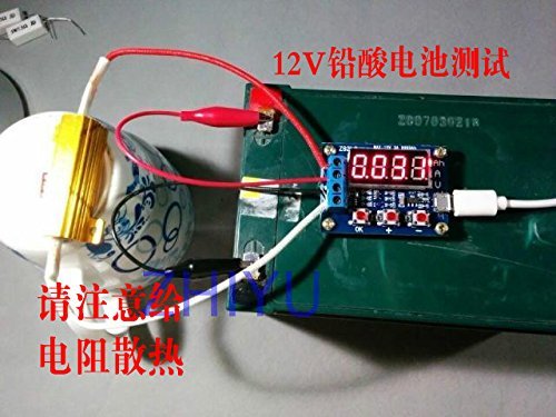 HiLetgo Battery Capacity Meter Discharge Tester Analyzer 1.5V-12V Battery Capacity Meter Discharge Tester