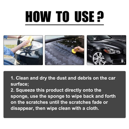 Ultimate Scratch Remover, 60-Second Surface Scratch Fix, Car Cloth Scratch Remover, All Paint Colors Polishing Kit, Car Scratchs Repair Paste Deep Scratch (1PCS) - color: 1PCS