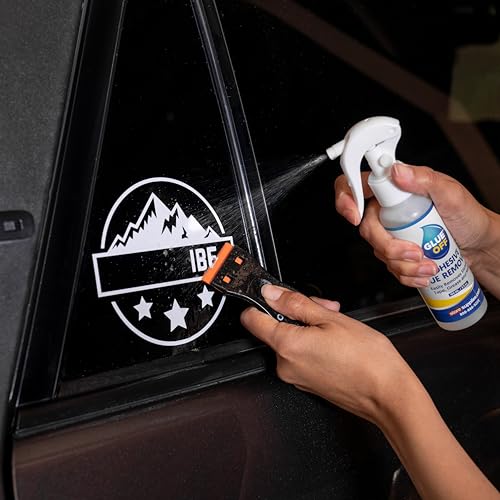 Perco Plastic Razor Blade Scraper with 10 Extra Plastic Blades – No-Scratch Adhesive & Sticker Remover Tool for Labels, Decals & Glue Residue – Safe Scraper for Glass, Windows & Car Surfaces - size: Scraper
