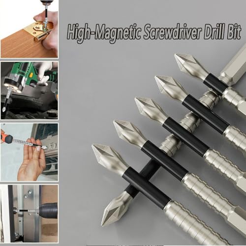 15 Pack Phillips Bits #2, High Magnetic Screwdriver Drill Bit Set - K5 Impact Resistant Non Slip Bit - S2 Alloy Steel - 1/4'' Hex Shank - 25 50 75 100 150mm - color: 15pcs