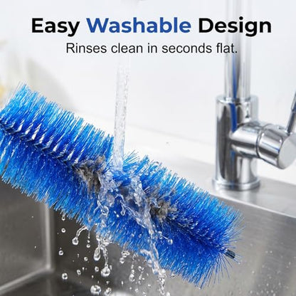 Fan Cleaning Brush, 2026 New Bendable Microfiber Head Dusting Brushes, Reusable Fan Cleaner Brush Dust Remover for Electric Fans, Air Conditioning, Car Vents and Blind - color: Mixed,2pcs, size: 43cm