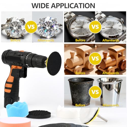 193 Pcs 2 Inch Sanding Discs, Headlight Restoration Polishing Kit | 80-10000 Grit Wet Dry Hook & Loop Sandpaper, Drill Sanding Attachment with Rotary Tools for Auto, Glass & Resin Expoxy - style: 2 Inch-193Pcs
