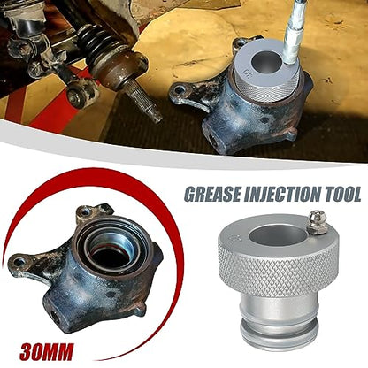 3mirrors 30mm Wheel Bearing Greaser Tool Compatible with Can Am Maverick Commander Outlander UTV ATV Bearings