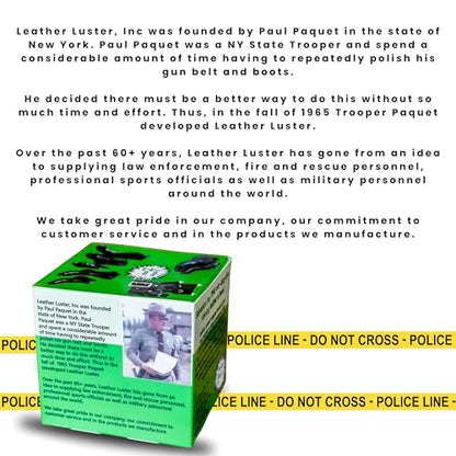 Leather Luster Patent Leather Polish, Cleaner and Conditioner | Made in the USA - style: Leather Polish-black - 4oz
