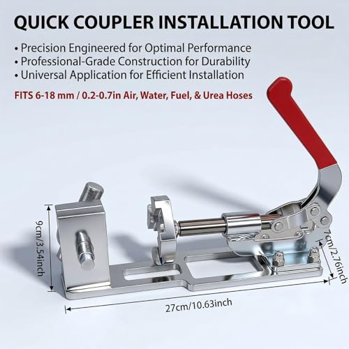Nylon fuel Line Repair Kit – an fitting tool for 1/4" to 3/4" | Fuel line repair kit with nylon line tool & AN fitting installer. Universal quick connect tool for fuel system repair.
