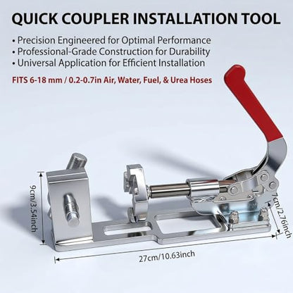 Nylon fuel Line Repair Kit – an fitting tool for 1/4" to 3/4" | Fuel line repair kit with nylon line tool & AN fitting installer. Universal quick connect tool for fuel system repair.